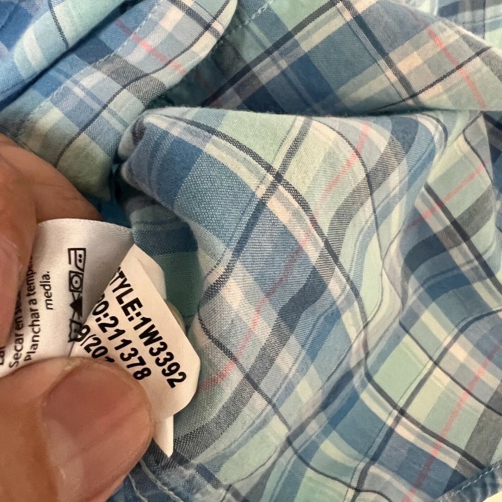 Vineyard Vines Pine Island Plaid Slim Murray Shirt Long Sleeve Mens Size Small - Picture 7 of 11